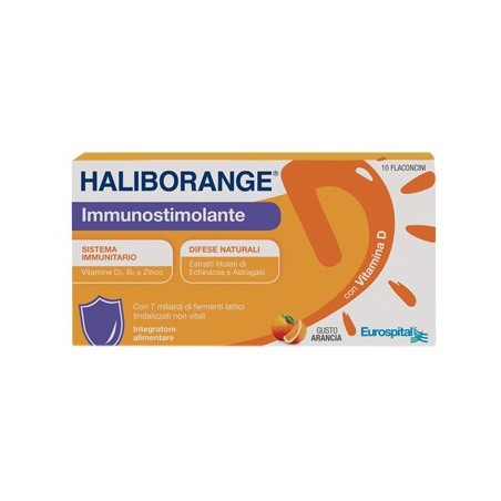 Haliborange Immunostimolante integratore per difese immunitarie 10 flaconcini Haliborange Immunostimolante integratore per difese immunitarie 10 flaconcini