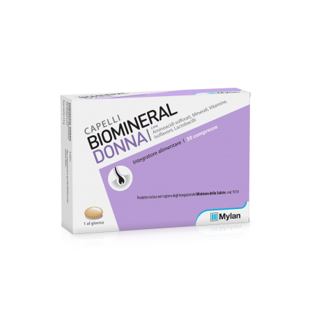 Biomineral Donna 30 compresse integratore per capelli in menopausa