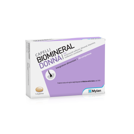 Biomineral Donna 30 compresse integratore per capelli in menopausa Biomineral Donna 30 compresse integratore per capelli in menopausa