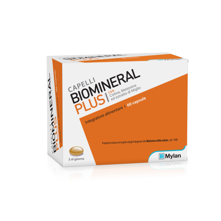 Biomineral Plus 60 capsule integratore per pelle e capelli Biomineral Plus 60 capsule integratore per pelle e capelli