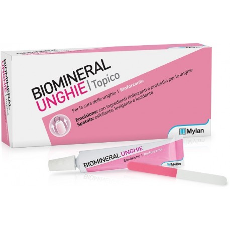 Biomineral Unghie Topico emulsione rinforzante per unghie 20 ml + spatola