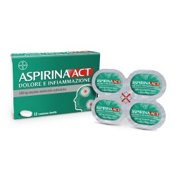 Aspirina Act Dolore e Infiammazione 1 g 12 compresse