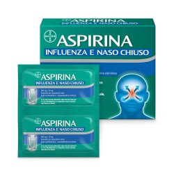 Aspirina Influenza e Naso Chiuso 500 mg + 30 mg 10 bustine granulato