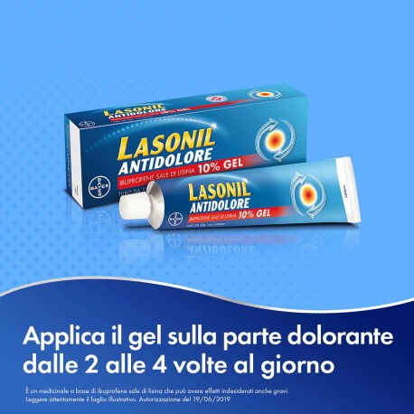 Lasonil Antidolore Gel 10% 50 g