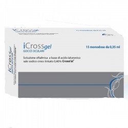 ICross Gel oculare lubrificante monodose 15 flaconcini