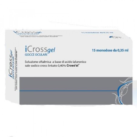 ICross Gel oculare lubrificante monodose 15 flaconcini ICross Gel oculare lubrificante monodose 15 flaconcini