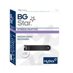 Bgstar Mystar Extra 50 strisce reattive per la misurazione della glicemia