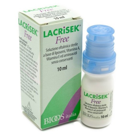Lacrisek Free soluzione oftalmica lubrificante 10 ml Lacrisek Free soluzione oftalmica lubrificante 10 ml