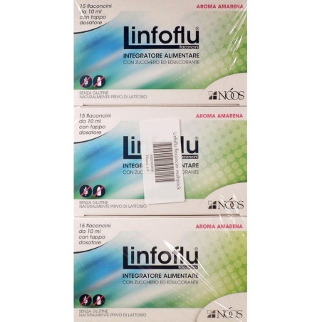 Linfoflu integratore per difese immunitarie dei bambini gusto amarena 6 x 15 flaconcini Linfoflu integratore per difese immunitarie dei bambini gusto amarena 6 x 15 flaconcini