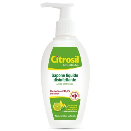 Citrosil Sapone liquido disinfettante ad azione battericida 250 ml Citrosil Sapone liquido disinfettante ad azione battericida 250 ml