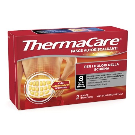 Thermacare Fascia autoriscaldante per dolore alla schiena 2 pezzi