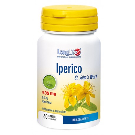 LongLife Iperico 235 mg integratore per benessere mentale 60 capsule
