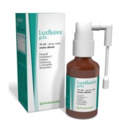 Luxfluires Gola spray lenitivo per tosse e infiammazione 30 ml