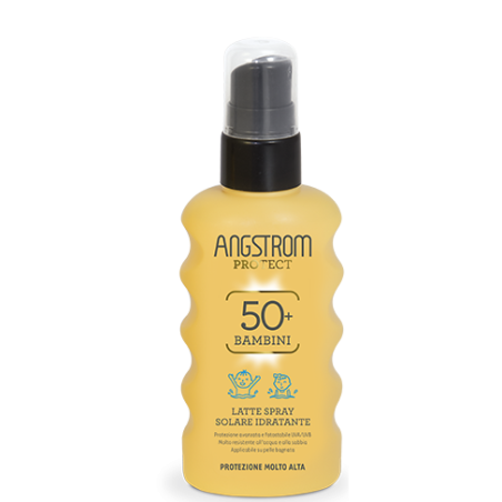 Angstrom Kids Latte solare spray ultra protettivo per bambini SPF 50+ 175 ml Angstrom Kids Latte solare spray ultra protettivo per bambini SPF 50+ 175 ml