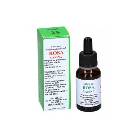 Alkaest Mgs25 Rosa Canina soluzione spargirica in gocce 20 ml Alkaest Mgs25 Rosa Canina soluzione spargirica in gocce 20 ml