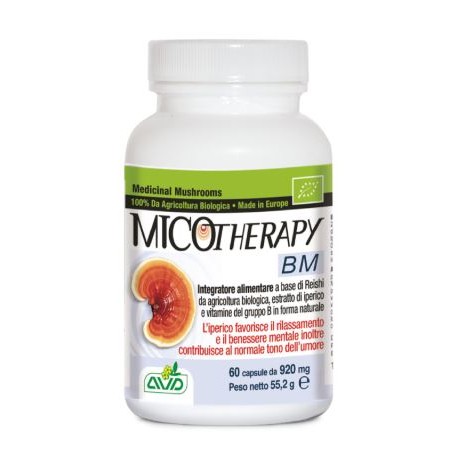 Micotherapy BM integratore a base di Reishi per il tono dell'umore 60 capsule