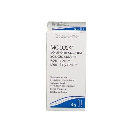 Molusk 10% Soluzione cutanea per mollusco contagioso 3 g Molusk 10% Soluzione cutanea per mollusco contagioso 3 g