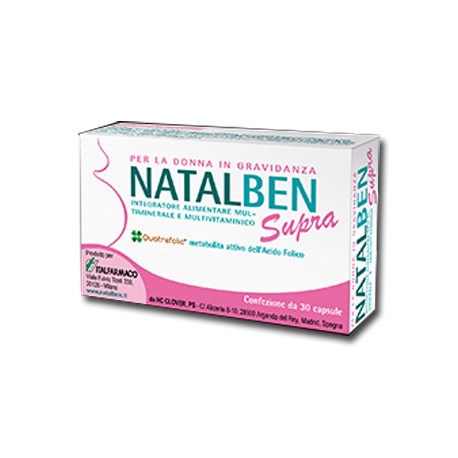 Natalben Supra integratore per la donna in gravidanza 30 capsule molli