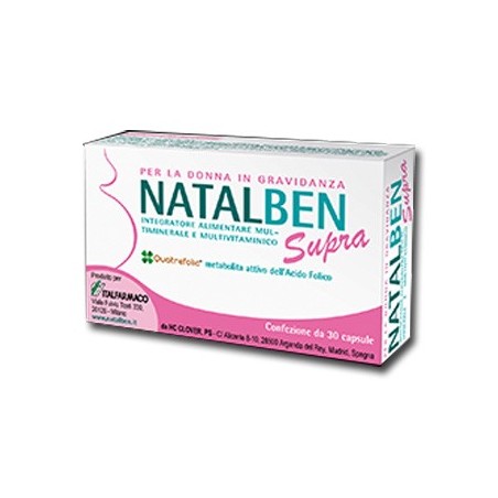 Natalben Supra integratore per la donna in gravidanza 30 capsule molli Natalben Supra integratore per la donna in gravidanza 30 capsule molli