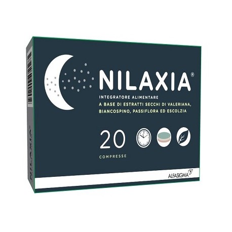 Nilaxia integratore per sonno e benessere mentale 20 compresse