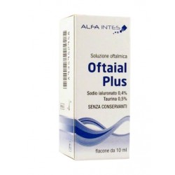 Alfa Intes Oftaial Plus collirio per occhio secco e lenti a contatto 10 ml