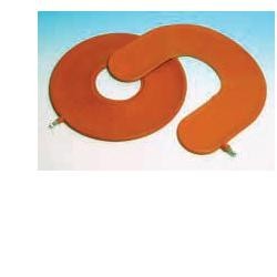 Cuscino antidecubito pneumatico in gomma rossa larghezza 45 cm