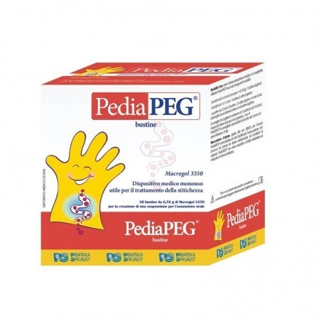 Pediapeg integratore per la stitichezza dei bambini 30 bustine Pediapeg integratore per la stitichezza dei bambini 30 bustine