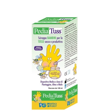 Pediatuss Sciroppo per tosse secca e produttiva dei bambini 150 ml Pediatuss Sciroppo per tosse secca e produttiva dei bambini 150 ml