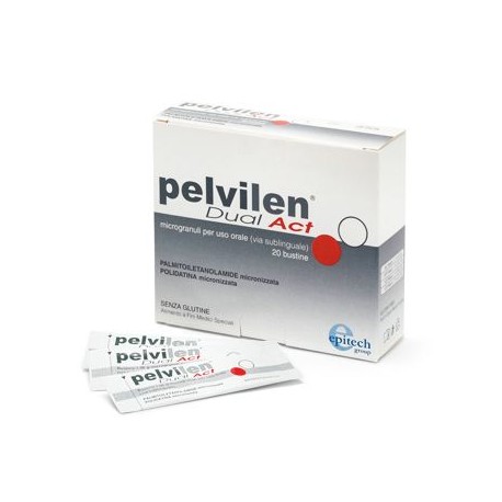 Pelvilen Dual Act integratore antinfiammatorio e dolore cronico 20 bustine