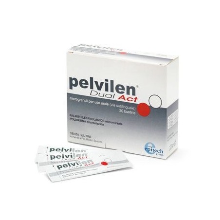 Pelvilen Dual Act integratore antinfiammatorio e dolore cronico 20 bustine Pelvilen Dual Act integratore antinfiammatorio e dolore cronico 20 bustine