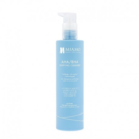 Miamo Acnever AHA/BHA Purifying Cleanser gel detergente viso purificante 250 ml