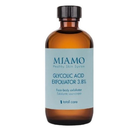 Miamo Total Care Glycolic Acid Exfoliator 3.8% - Esfoliante viso e corpo 120 ml Miamo Total Care Glycolic Acid Exfoliator 3.8% - Esfoliante viso e corpo 120 ml
