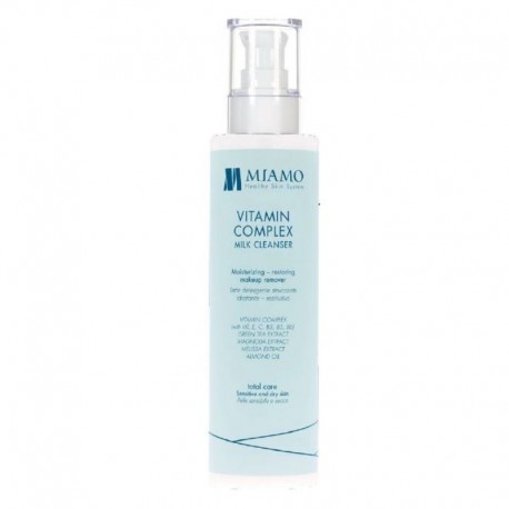 Miamo Total Care Vitamin Complex Milk - Latte Detergente e Struccante Viso e Occhi Idratante