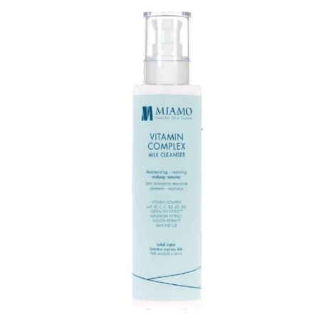 Miamo Total Care Vitamin Complex Milk - Latte Detergente e Struccante Viso e Occhi Idratante Miamo Total Care Vitamin Complex Milk - Latte Detergente e Struccante Viso e Occhi Idratante