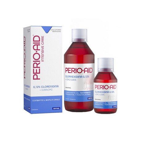 Perio Aid Intensive Care Collutoio anti-placca senza alcol con clorexidina 150 ml