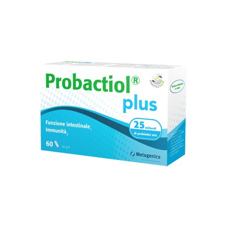 Probactiol Plus integratore intestinale con batteri probiotici vivi 60 capsule