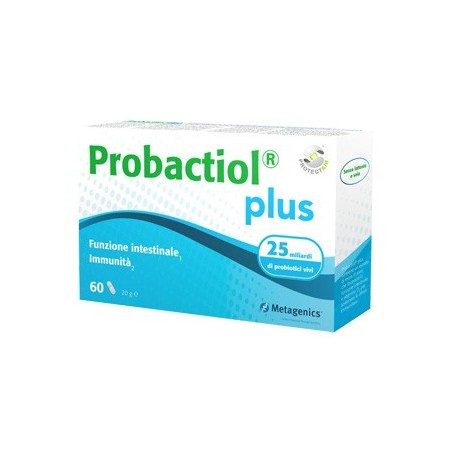 Probactiol Plus integratore intestinale con batteri probiotici vivi 60 capsule Probactiol Plus integratore intestinale con batteri probiotici vivi 60 capsule
