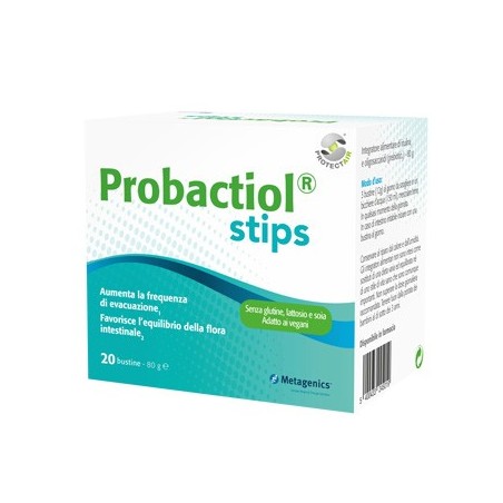 Probactiol Stips integratore contro la stitichezza 20 bustine Probactiol Stips integratore contro la stitichezza 20 bustine