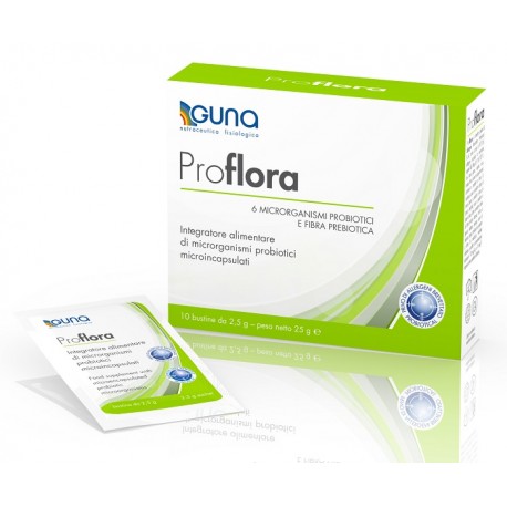 Guna Proflora Integratore di fermenti lattici probiotici 10 bustine