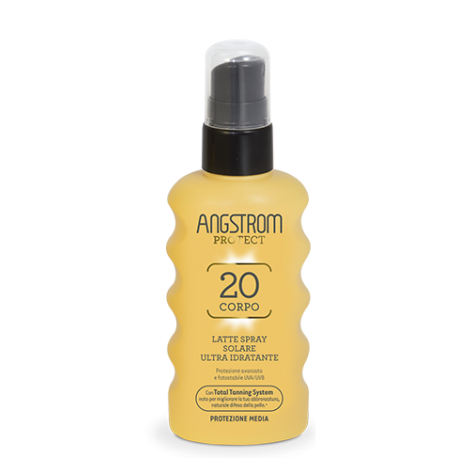 Angstrom Protect Latte solare spray corpo idratante SPF 20 175 ml