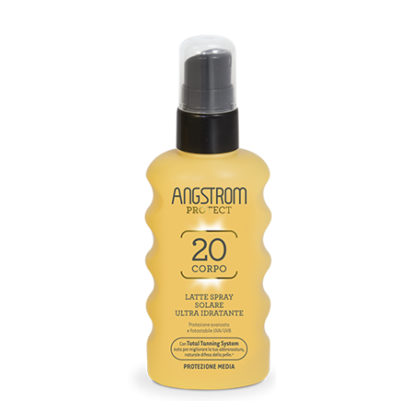 Angstrom Protect Latte solare spray corpo idratante SPF 20 175 ml Angstrom Protect Latte solare spray corpo idratante SPF 20 175 ml