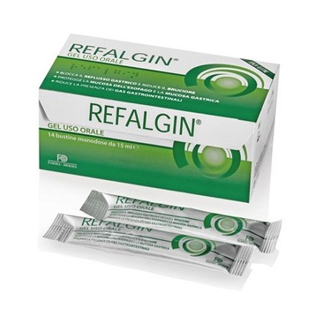 Refalgin trattamento del reflusso gastroesofageo 14 bustine da 15 ml Refalgin trattamento del reflusso gastroesofageo 14 bustine da 15 ml