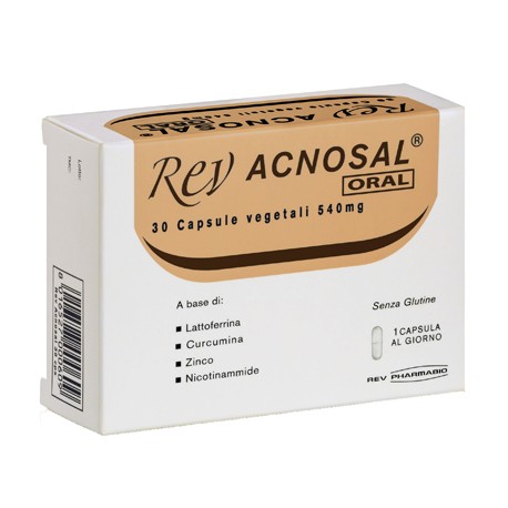 Rev Acnosal Oral integratore per la bellezza della pelle 30 capsule