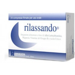 Rilassando integratore alimentare per sonno e rilassamento 24 compresse