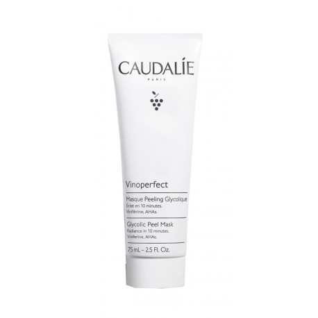 Caudalie Vinoperfect Maschera Peeling viso all'acido glicolico esfoliante e illuminante 75 ml