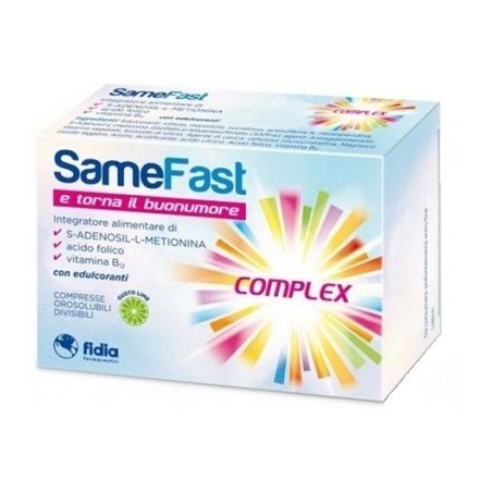 Samefast Up Complex integratore per il tono dell'umore 20 compresse orosolubili Samefast Up Complex integratore per il tono dell'umore 20 compresse orosolubili