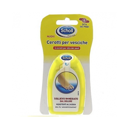 Scholl Cerotti per vesciche delle dita dei piedi 6 pezzi Scholl Cerotti per vesciche delle dita dei piedi 6 pezzi