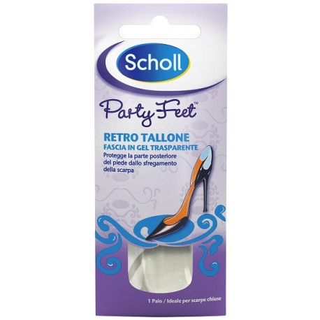 Scholl Party Feet fascia in gel protettiva per sfregamento del tallone 1 paio