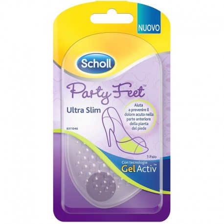 Scholl Party Feet Gel Active Ultra Slim Plantare con cuscinetto 1 paio