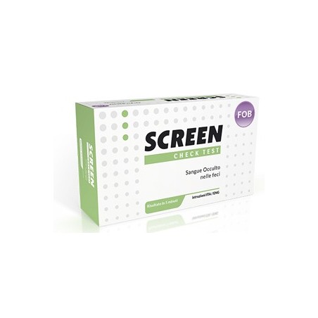 Screen Check Test Sangue Occulto nelle feci FOB kit per analisi 1 pezzo Screen Check Test Sangue Occulto nelle feci FOB kit per analisi 1 pezzo
